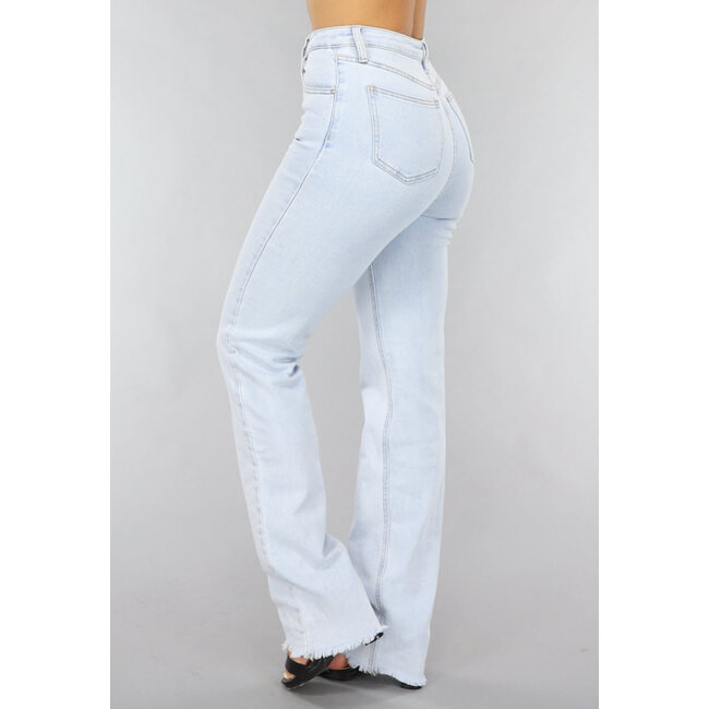 Gerade Tall Jeans mit Stretch in Hellblau