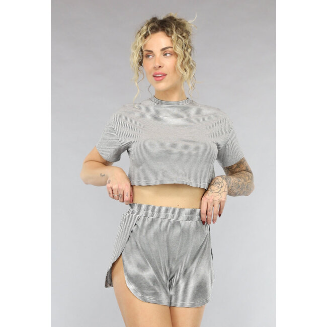 Gestreiftes Soft Lounge Set