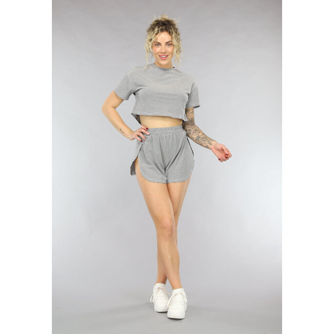 Gestreiftes Soft Lounge Set