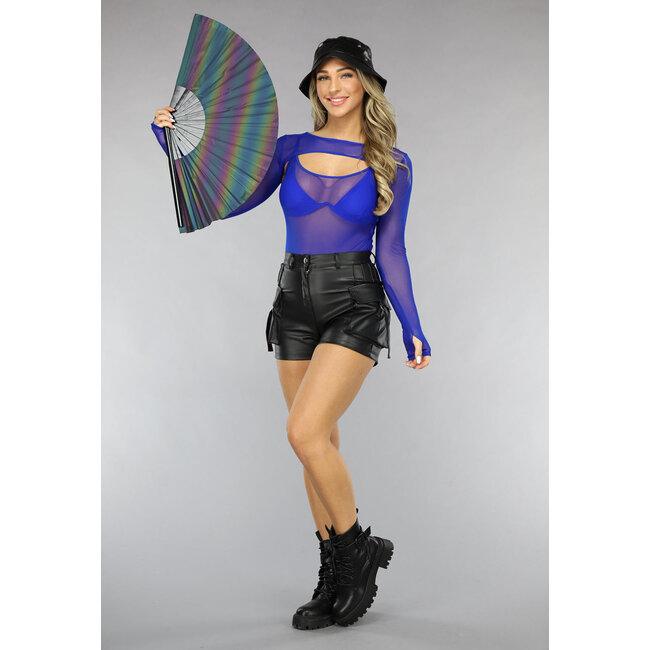 Blaue Mesh Mania - Kaufen Sie den Look
