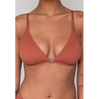 Brauner nahtloser Softcup-Komfort-BH