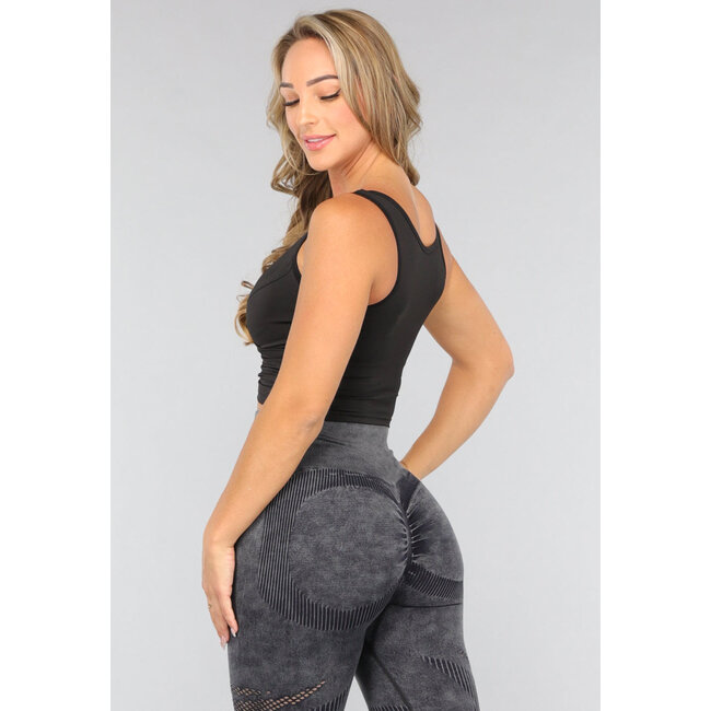 Gepolstertes Sporttop mit Wickel