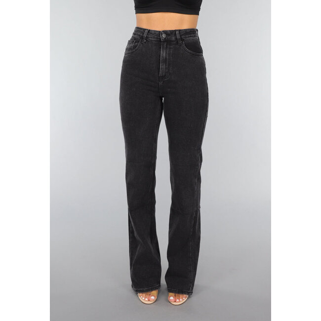 Tall Anthrazit High Waist Straight Leg Jeans