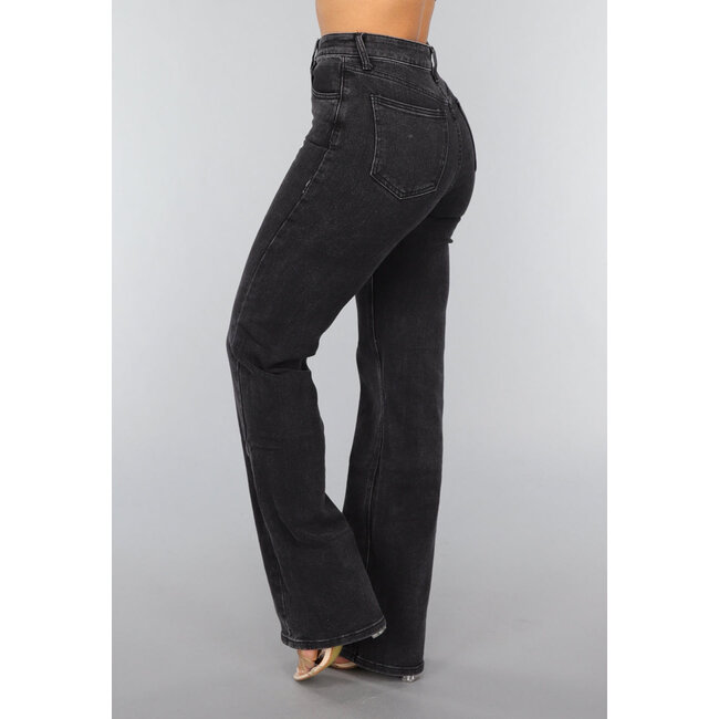 Tall Anthrazit High Waist Straight Leg Jeans