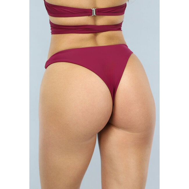 Cheeky Bikini-Höschen in Bordeaux
