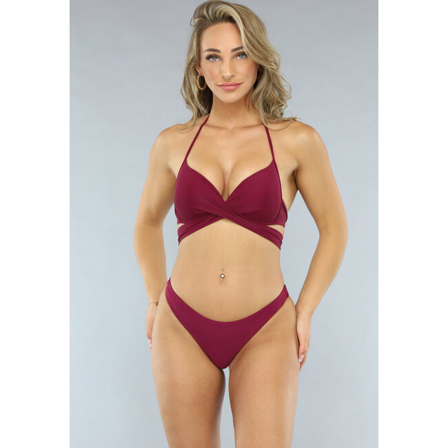 Cheeky Bikini-Höschen in Bordeaux