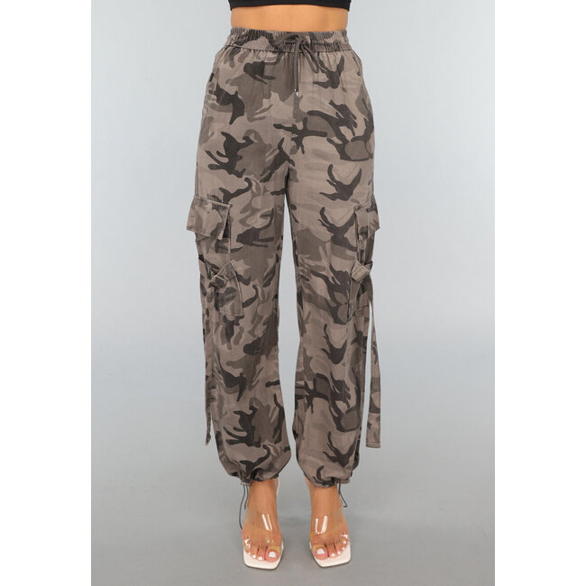 Graue Camouflage Cargo-Hose