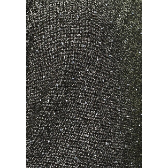 Goldene Bluse mit Glitzersteinen