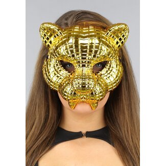 Goldene Panther Maske
