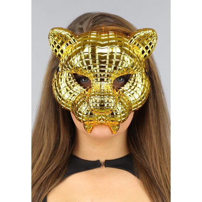 Goldene Panther Maske