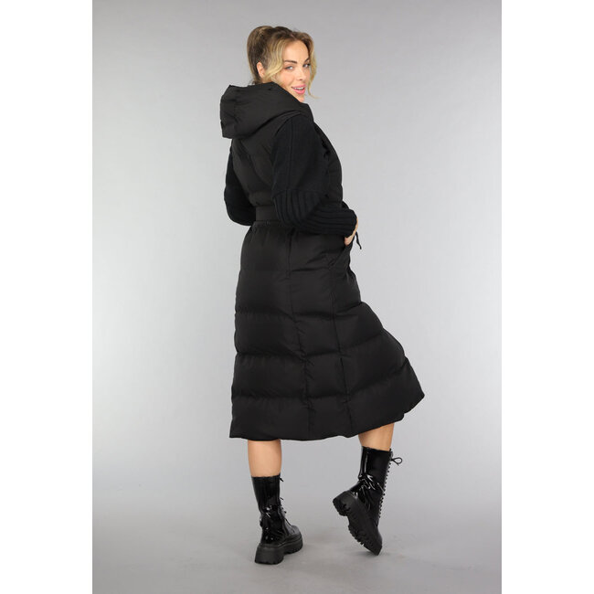 Schwarze Schnürstiefeletten in Lackoptik mit Reißverschluß