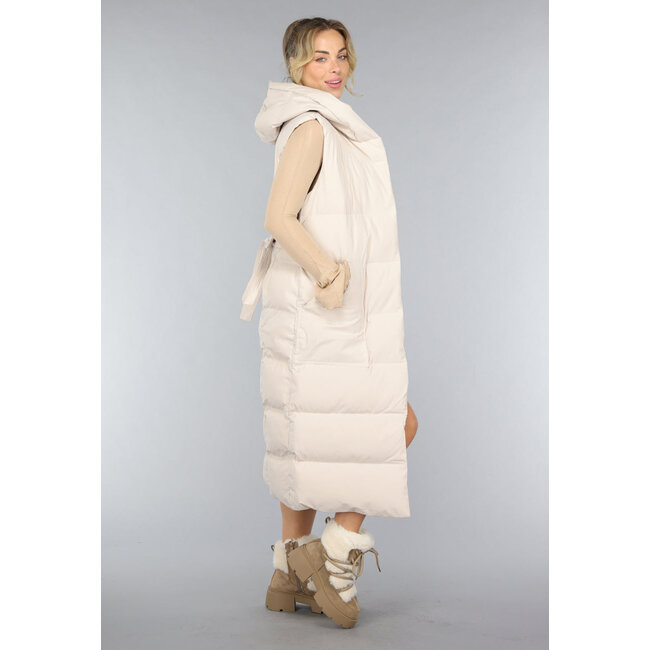Taupe Winterstiefel mit Reißverschluss