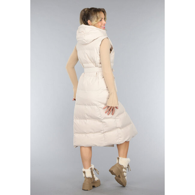 Taupe Winterstiefel mit Reißverschluss