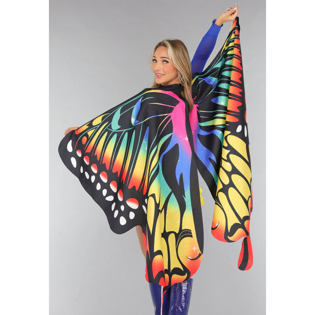 Mehrfarbiger Schmetterling Kostümzubehör