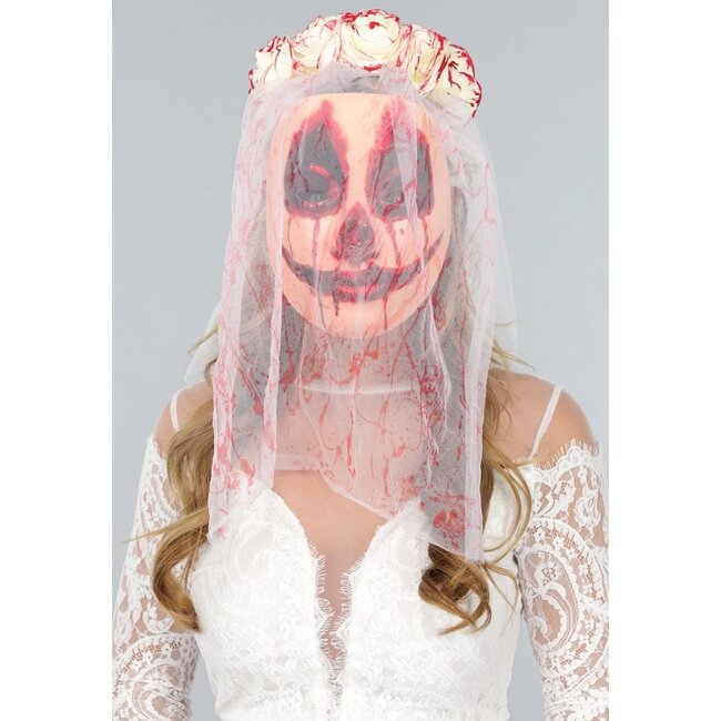 Blutige Brautmaske mit Purge-Look
