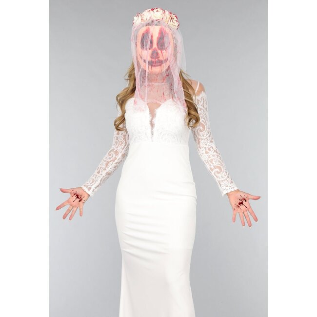 Blutige Brautmaske mit Purge-Look