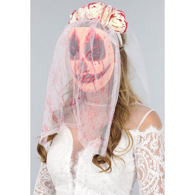 Blutige Brautmaske mit Purge-Look