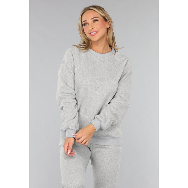Hellgraues Jogger-Set
