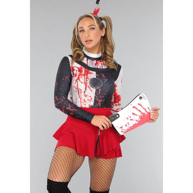 Blutiger verrückter Clown Bodysuit