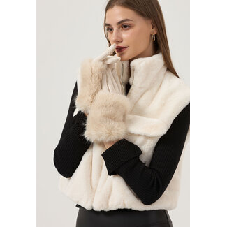 Kunstfell-Handschuhe