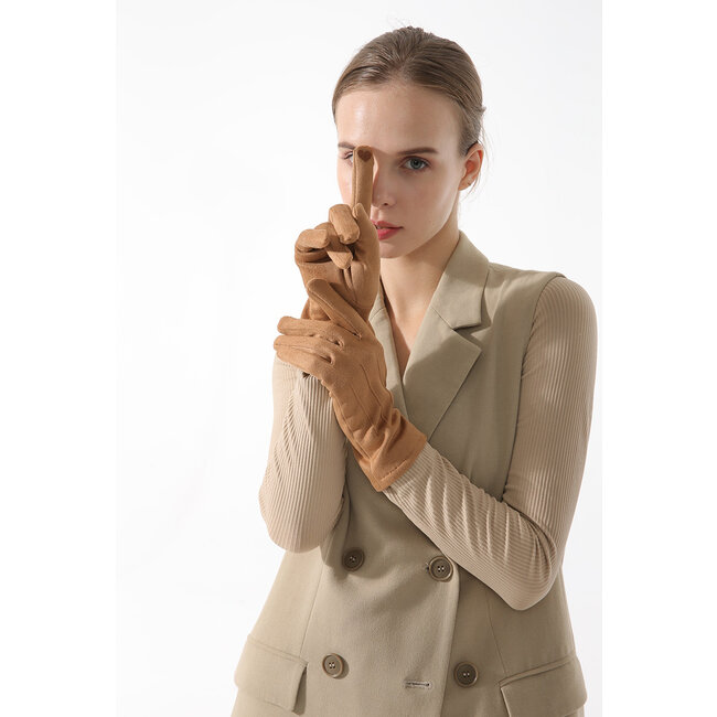 Touchscreen-Handschuhe in Wildlederoptik
