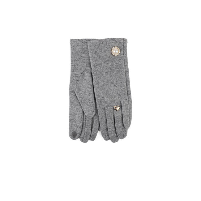 Weiche Handschuhe mit goldenen Details