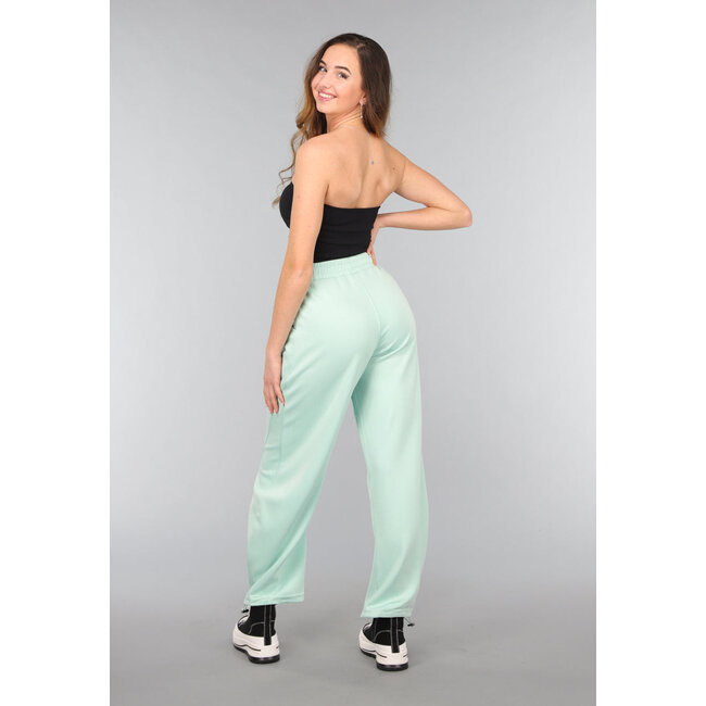 Mintgrüne Sweatpants mit Taschen