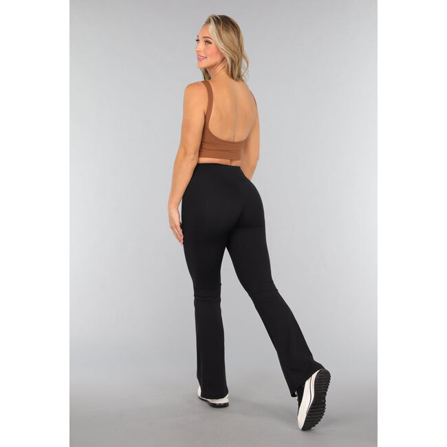 Camel gepolstertes Sporttop mit offenem Rücken