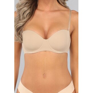 Nackter Push-up-BH mit Balconette-Modell