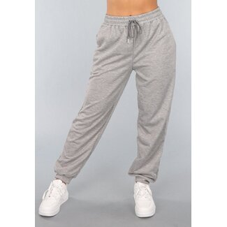 Hellgrauer Basic-Jogger