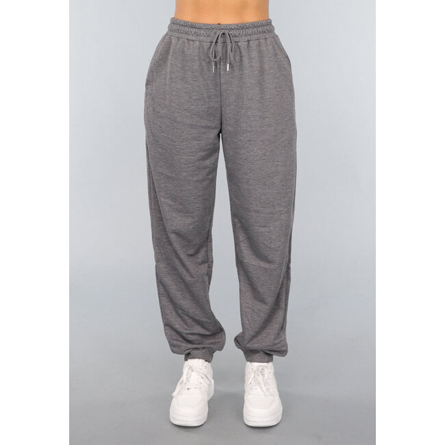 Graue Basic-Sweatpants