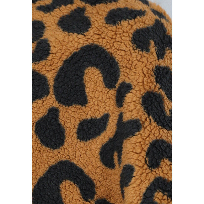 Fleece-Jacke mit Panther-Print