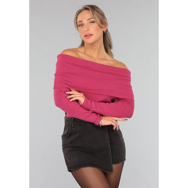 Altrosa schulterfreies Top