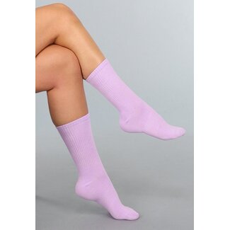 Sportliche Socken in Flieder