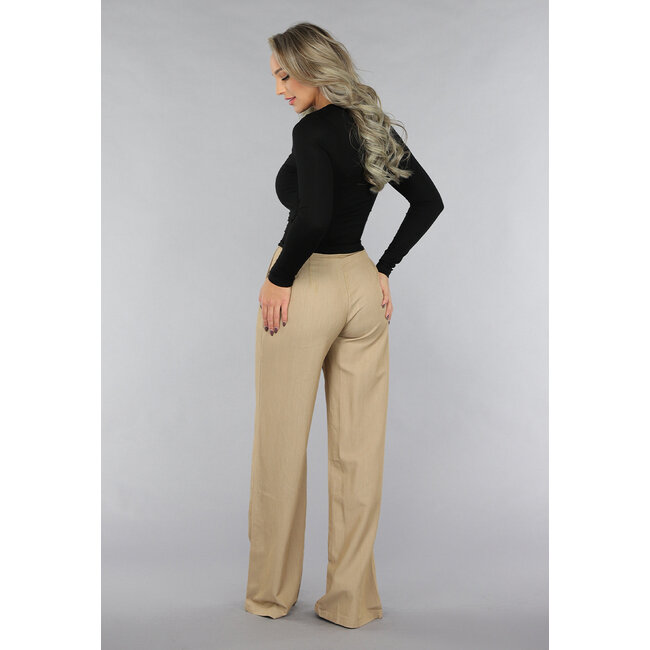 Langärmliges Schwarzes plissiertes Top