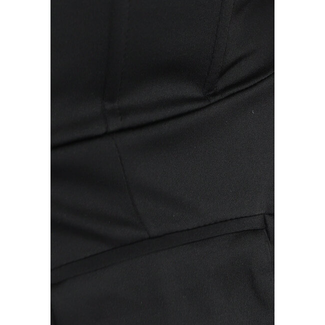 Schulterfreier Playsuit mit Korsett-Detail