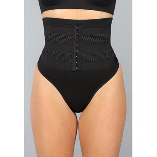 Korrigierender schwarzer Tanga Bodyshaper