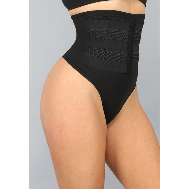 Korrigierender schwarzer Tanga Bodyshaper