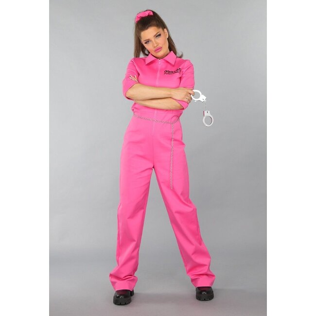 Hellrosa Girly Posh Crook Kostüm