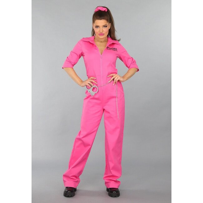 Hellrosa Girly Posh Crook Kostüm