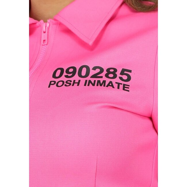 Hellrosa Girly Posh Crook Kostüm