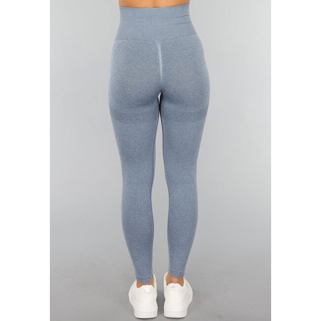 Blaue Strumpfhose mit Push-up-Effekt