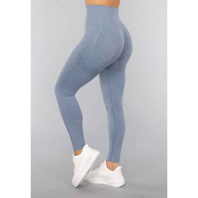 Blaue Strumpfhose mit Push-up-Effekt