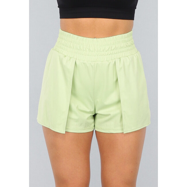 Grüne Loose Fit Sportshort