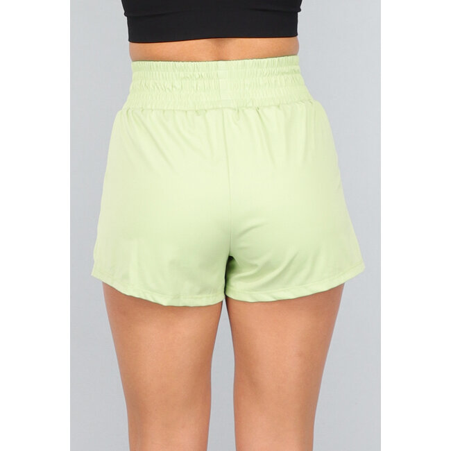 Grüne Loose Fit Sportshort