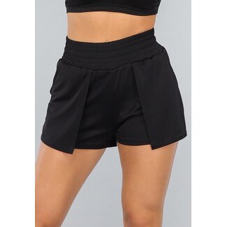 Kurze schwarze Sportshorts