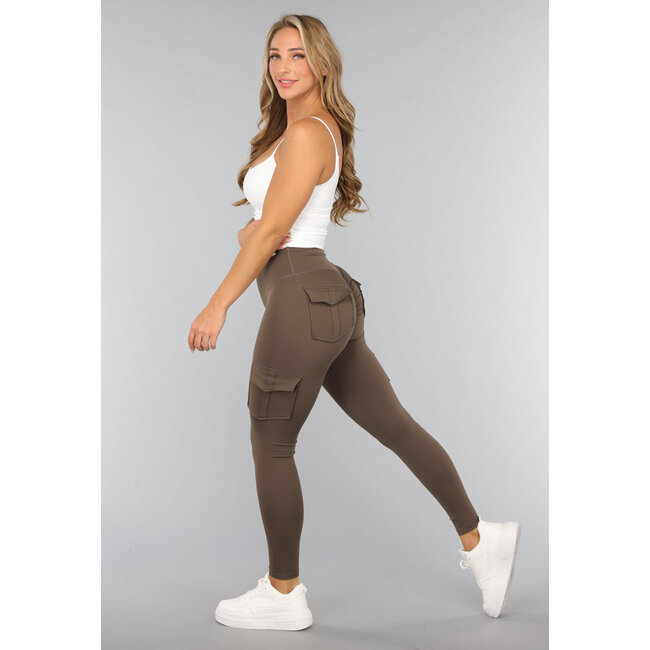 Dunkelbraunes Cargo Gymset mit Scrunch