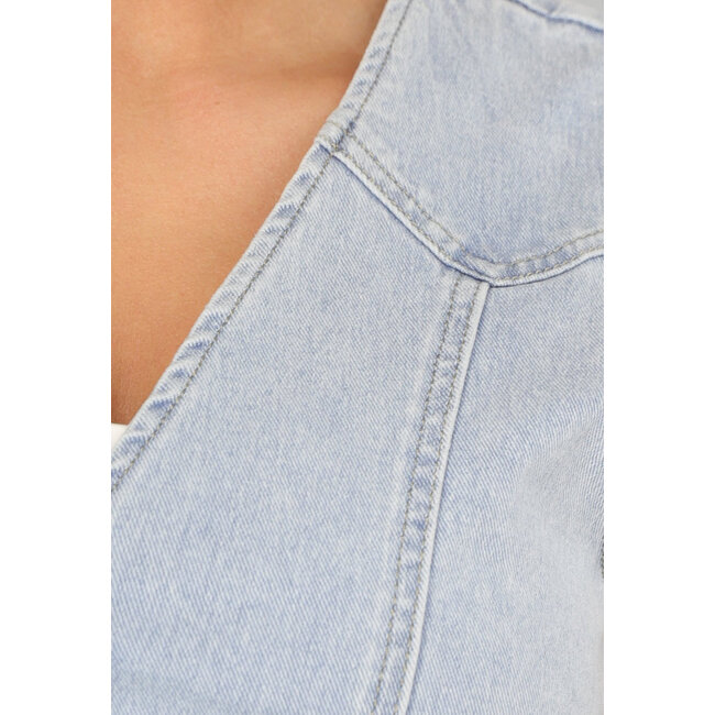 Stretch-Denim-Westenoberteil