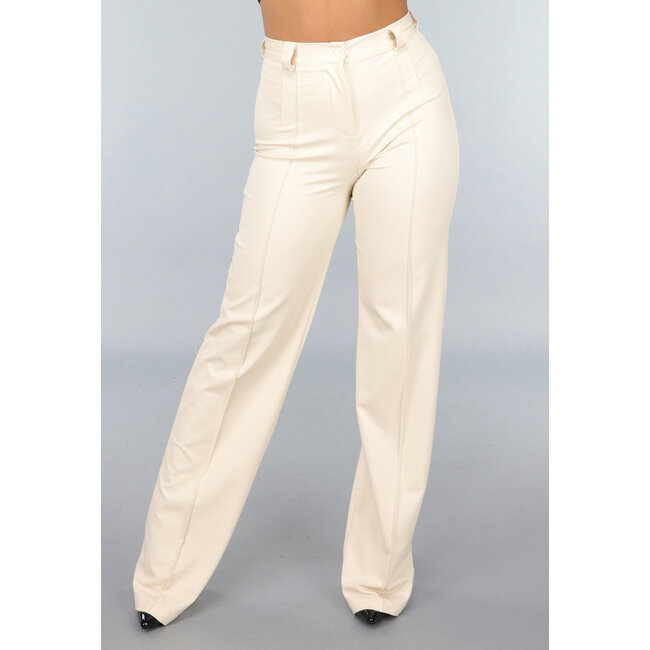 Beige Tall Stretch-Hose mit geradem Bein