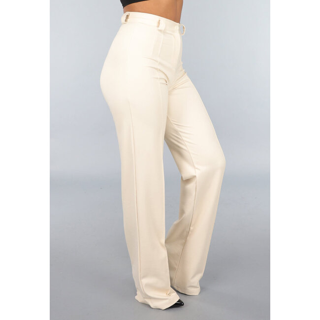 Beige Tall Stretch-Hose mit geradem Bein